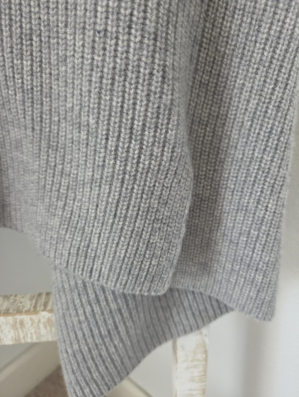 Banana Republic Ribbed 100% Cashmere Open Cardigan Draped Sweater, Small - Picture 9 of 9